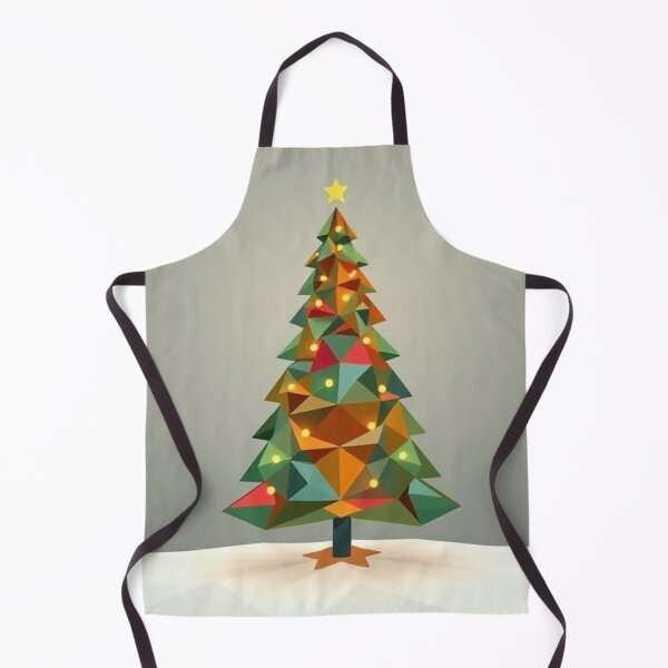 Item preview, Geometric Christmas Tree - Modern Festive Design designed and sold by ItheMattI.