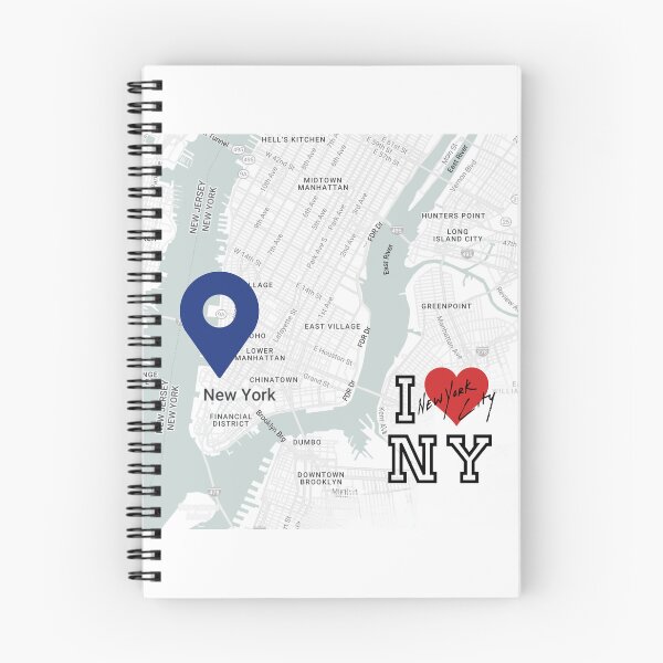 Item preview, New York City Map Art – Manhattan, Brooklyn designed and sold by Psycho-Crazy.