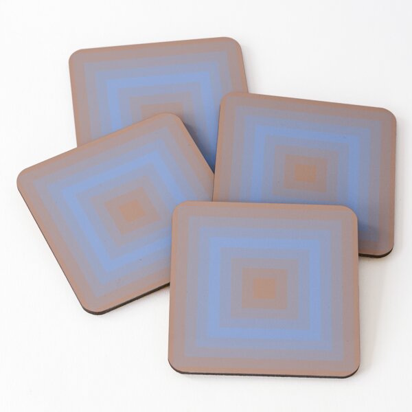 Item preview, Mocha Mousse Cornflower Blue Abstract Pattern designed and sold by PatternSalad.
