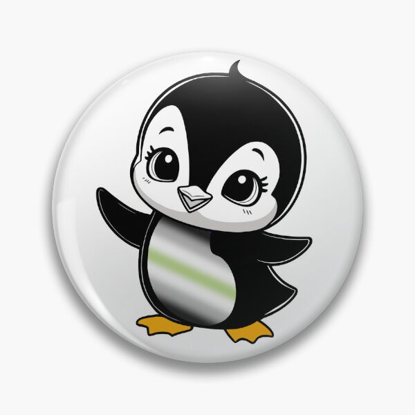 Item preview, Agender Pride Baby Penguin, Kawaii Agender Flag Penguin designed and sold by Travelslightly.