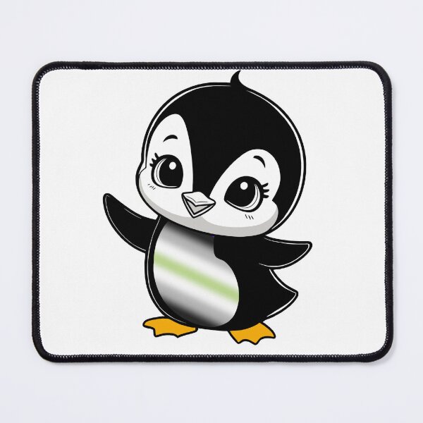 Item preview, Agender Pride Baby Penguin, Kawaii Agender Flag Penguin designed and sold by Travelslightly.