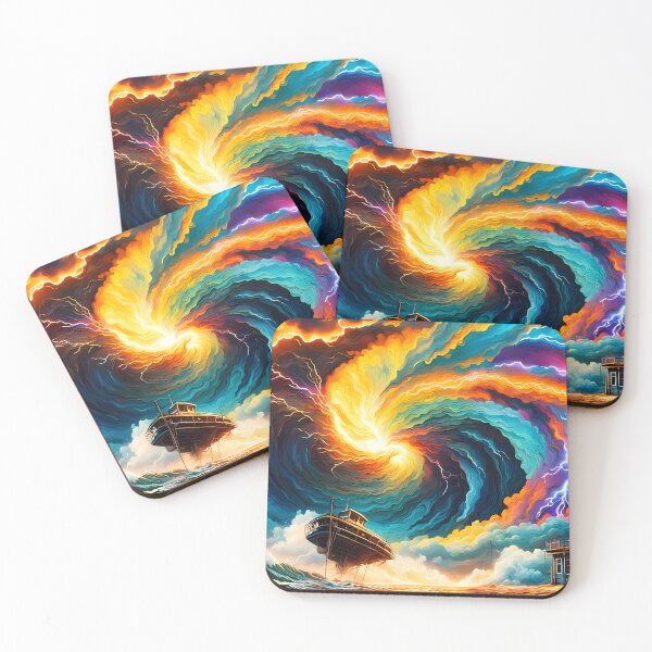 Item preview, Escaping the Lightning Vortex, Ai Generated Art  designed and sold by ACC .
