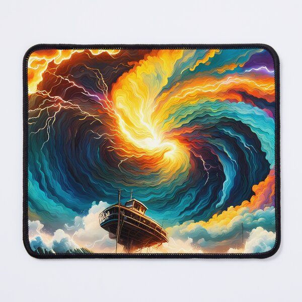 Item preview, Escaping the Lightning Vortex, Ai Generated Art designed and sold by ACC .