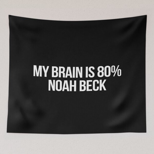 Item preview, My Brain is 80% Noah Beck designed and sold by deluluhaze.