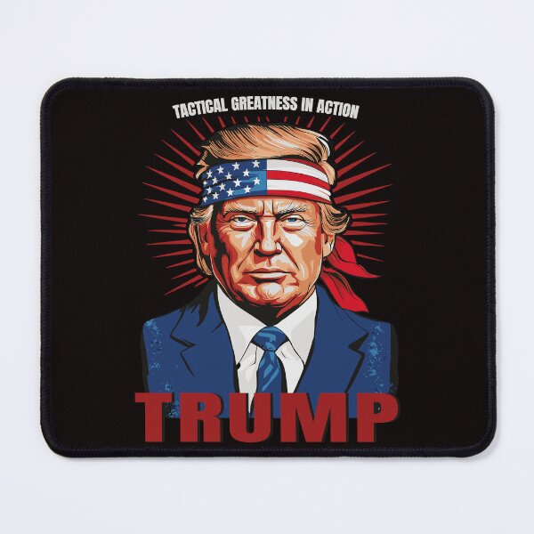 Item preview, Patriotic Trump Design - Tactical Greatness in Action designed and sold by DrawHandArt.