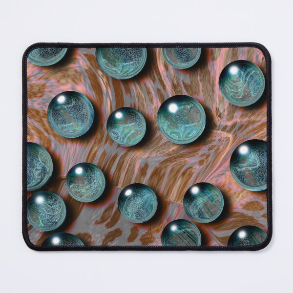 Item preview, Turquoise Cheetah Marbles designed and sold by JenConArt.