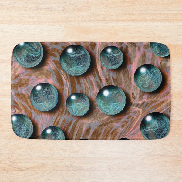 Item preview, Turquoise Cheetah Marbles designed and sold by JenConArt.