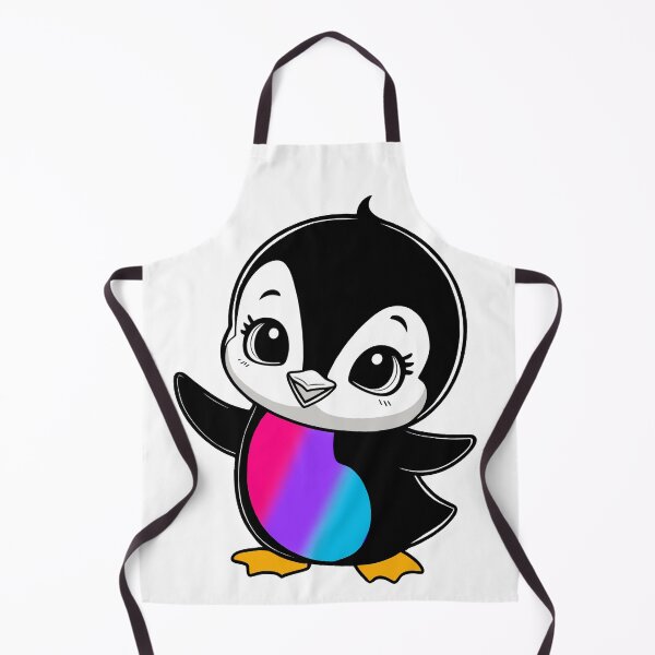 Item preview, Androgynous Pride Baby Penguin, Kawaii Androgynous Flag Penguin designed and sold by Travelslightly.