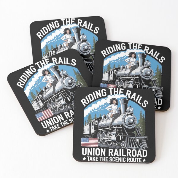 Item preview, Union railroad - Riding the rails - Union Pacific railroad - Polar express - Riding the train - American train designed and sold by JansenGS.