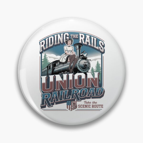 Item preview, Union railroad - Riding the rails - Union Pacific railroad - Polar express - Riding the train - American train designed and sold by JansenGS.