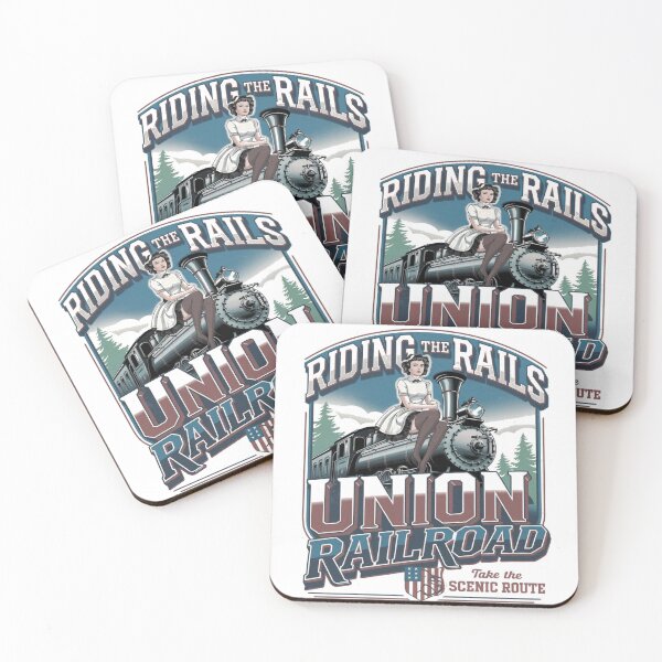Item preview, Union railroad - Riding the rails - Union Pacific railroad - Polar express - Riding the train - American train designed and sold by JansenGS.