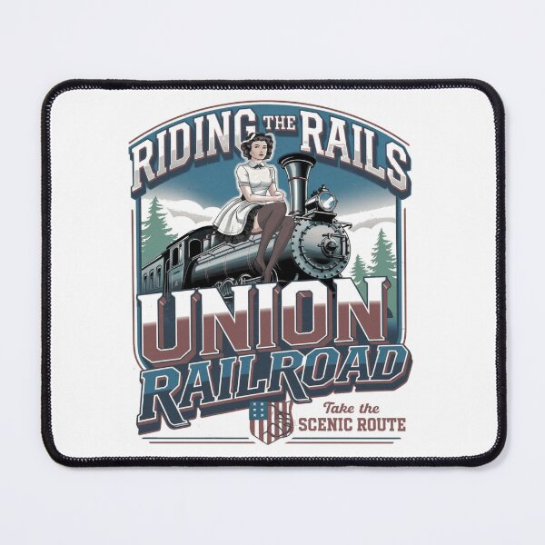 Item preview, Union railroad - Riding the rails - Union Pacific railroad - Polar express - Riding the train - American train designed and sold by JansenGS.