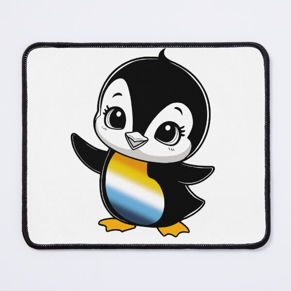 Item preview, Aroace Pride Baby Penguin, Kawaii Aroace Flag Penguin designed and sold by Travelslightly.