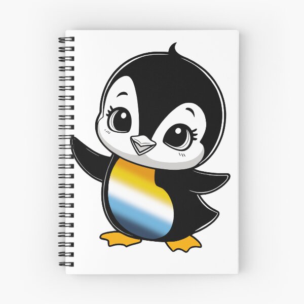 Item preview, Aroace Pride Baby Penguin, Kawaii Aroace Flag Penguin designed and sold by Travelslightly.