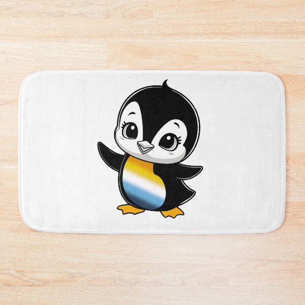 Item preview, Aroace Pride Baby Penguin, Kawaii Aroace Flag Penguin designed and sold by Travelslightly.
