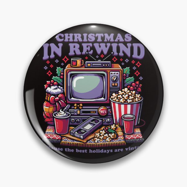Item preview, Christmas in Rewind - Vintage Holiday Magic designed and sold by DrawHandArt.