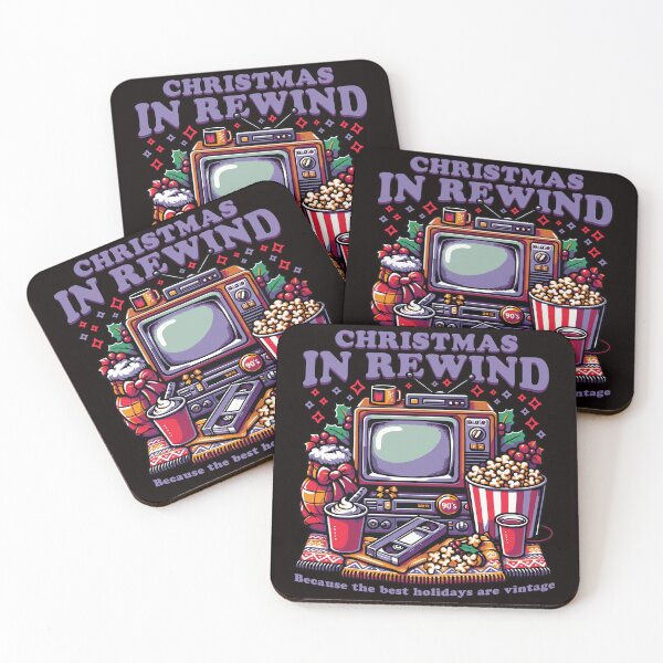 Item preview, Christmas in Rewind - Vintage Holiday Magic designed and sold by DrawHandArt.