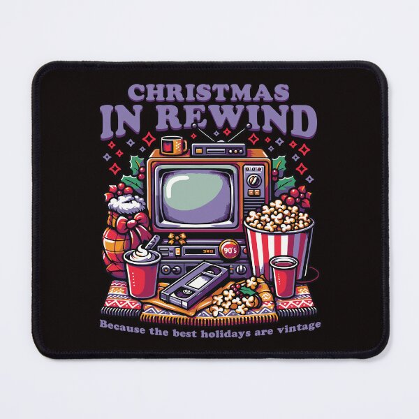 Item preview, Christmas in Rewind - Vintage Holiday Magic designed and sold by DrawHandArt.