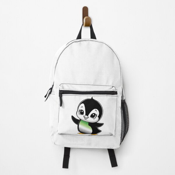 Item preview, Aromantic Pride Baby Penguin, Kawaii Aromantic Flag Penguin designed and sold by Travelslightly.