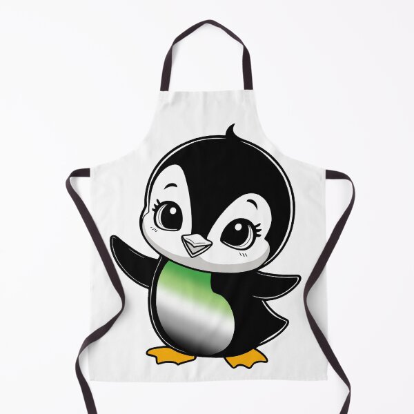 Item preview, Aromantic Pride Baby Penguin, Kawaii Aromantic Flag Penguin designed and sold by Travelslightly.