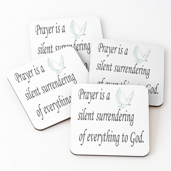 Item preview,   Quotes for Prayer.Prayer is a Silent Surendering of everything to God. designed and sold by JoyfulCreations.