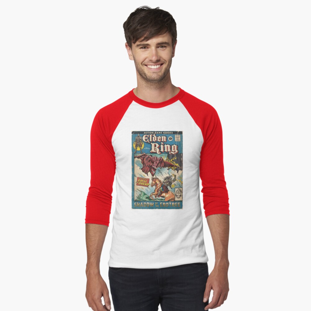 Item preview, Baseball ¾ Sleeve T-Shirt designed and sold by MarkScicluna.