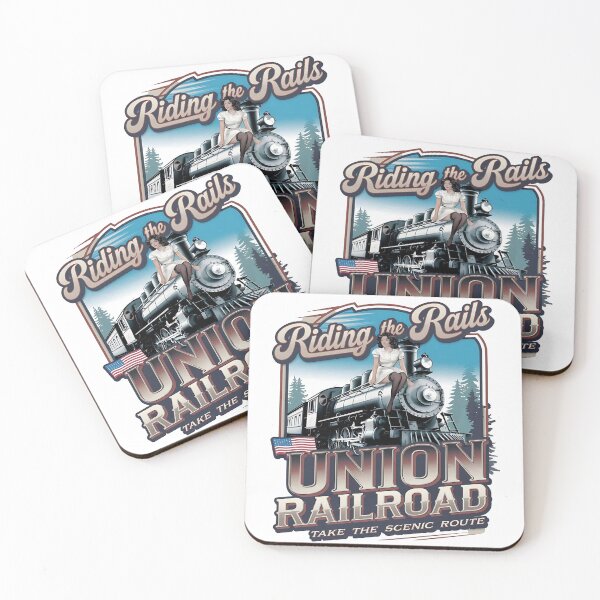 Item preview, Union railroad - Riding the rails - Union Pacific railroad - Polar express - Riding the train - American train designed and sold by JansenGS.