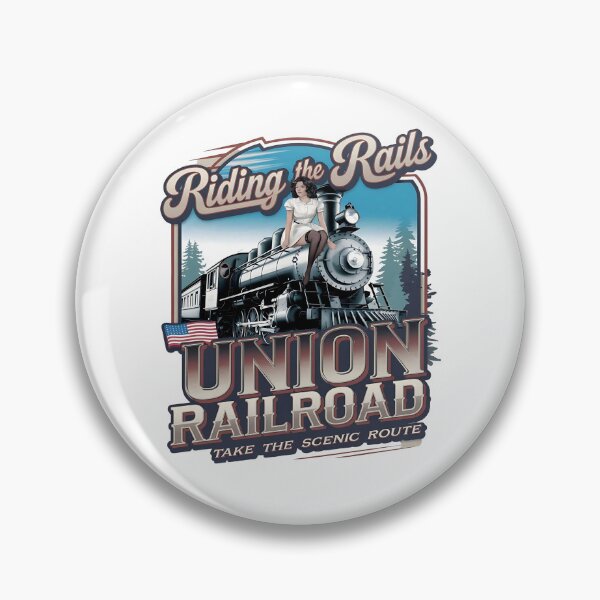 Item preview, Union railroad - Riding the rails - Union Pacific railroad - Polar express - Riding the train - American train designed and sold by JansenGS.