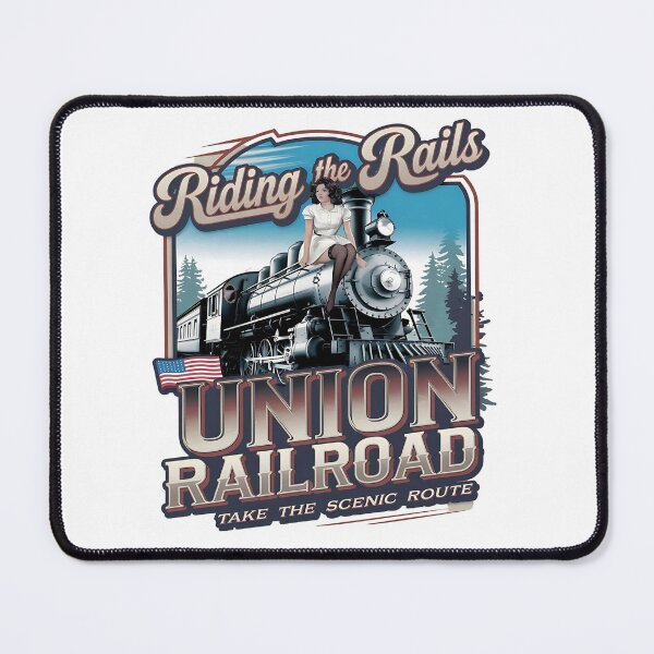 Item preview, Union railroad - Riding the rails - Union Pacific railroad - Polar express - Riding the train - American train designed and sold by JansenGS.