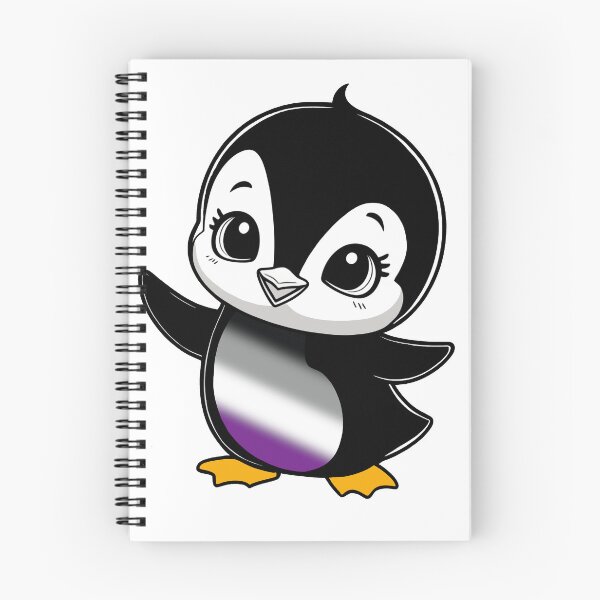 Item preview, Asexual Pride Baby Penguin, Kawaii Ace Flag Penguin designed and sold by Travelslightly.