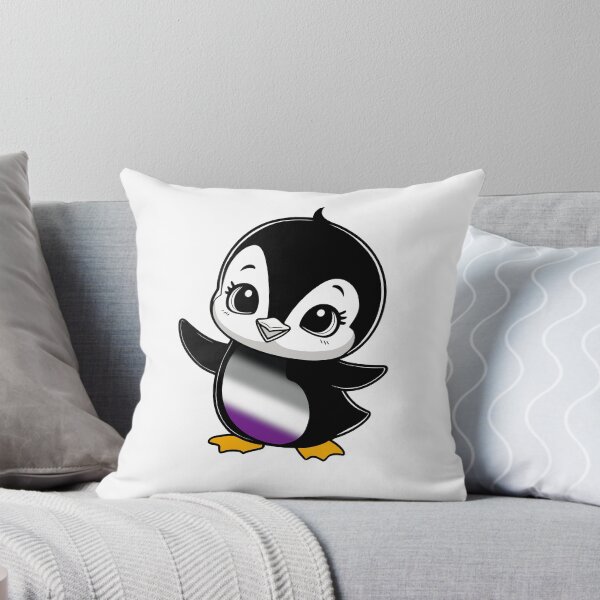 Item preview, Asexual Pride Baby Penguin, Kawaii Ace Flag Penguin designed and sold by Travelslightly.