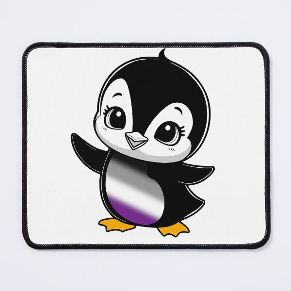 Item preview, Asexual Pride Baby Penguin, Kawaii Ace Flag Penguin designed and sold by Travelslightly.