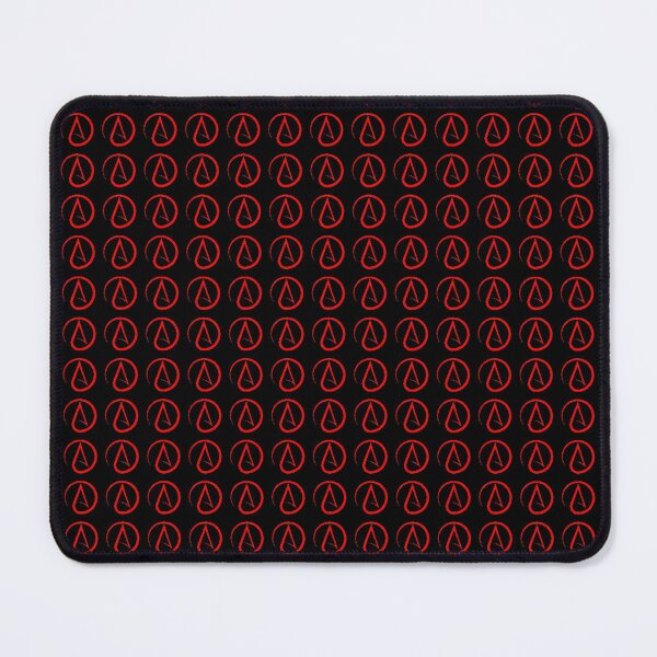 Item preview, Atheism Logo. Red, repeat pattern. designed and sold by Atheist-Heaven.