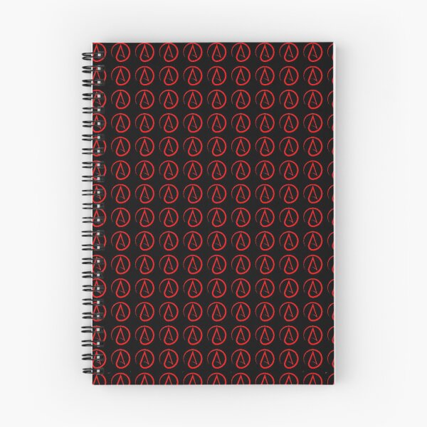 Item preview, Atheism Logo. Red, repeat pattern. designed and sold by Atheist-Heaven.