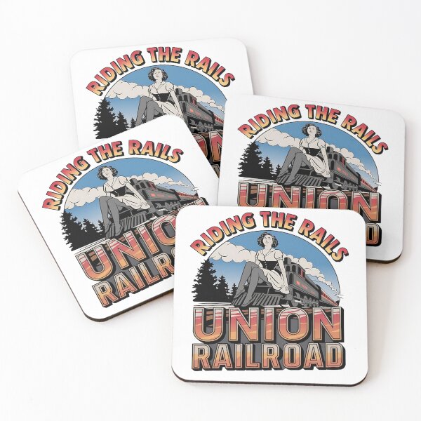 Item preview, Union railroad - Riding the rails - Union Pacific railroad - Polar express - Riding the train - American train designed and sold by JansenGS.