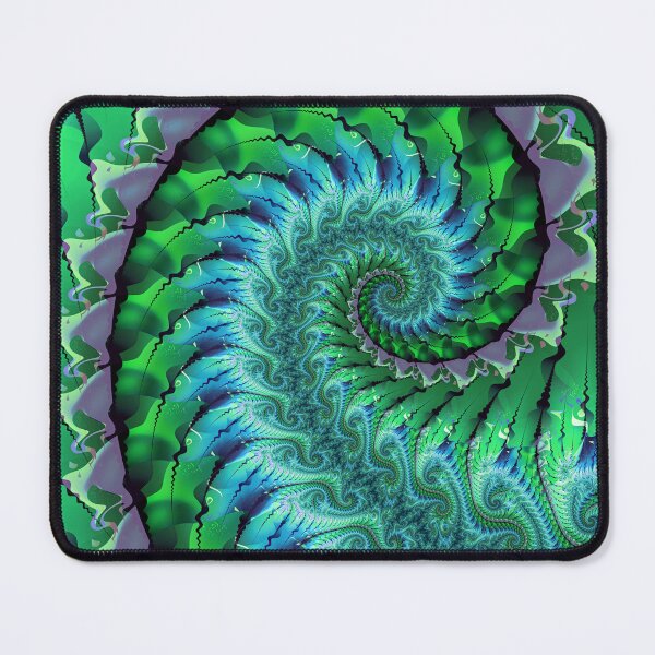 Item preview, Green Fractal Spiral designed and sold by pinkal.