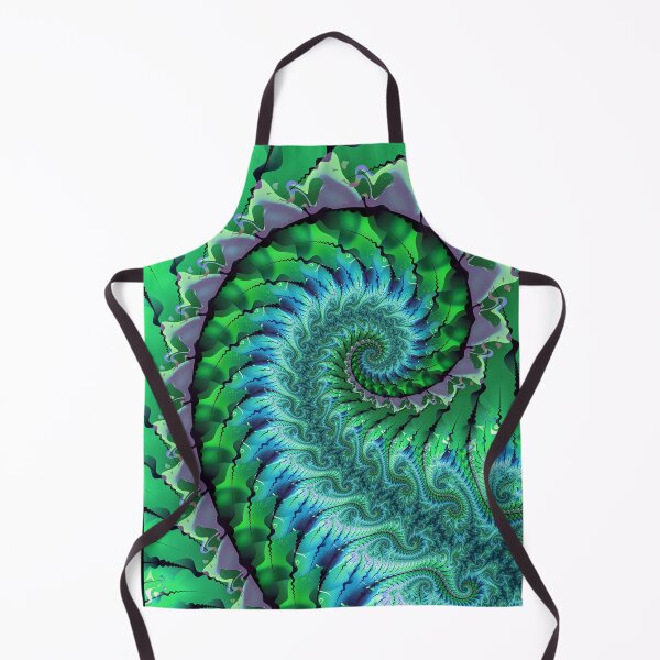 Item preview, Green Fractal Spiral designed and sold by pinkal.