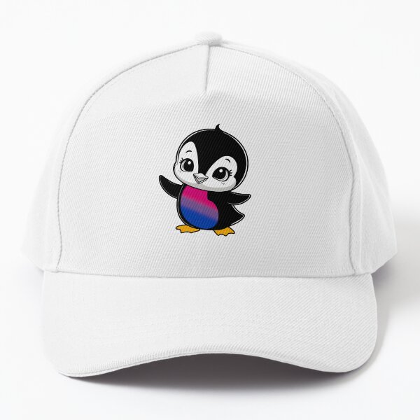 Aperçu de l'œuvre Pingouin bébé fierté bisexuelle, Pingouin drapeau bisexuel kawaii créée et vendue par Travelslightly.