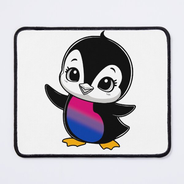 Item preview, Bisexual Pride Baby Penguin, Kawaii Bisexual Flag Penguin designed and sold by Travelslightly.