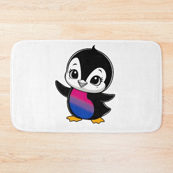 Item preview, Bisexual Pride Baby Penguin, Kawaii Bisexual Flag Penguin designed and sold by Travelslightly.
