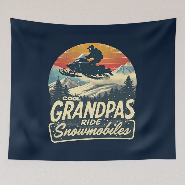 Item preview, Cool Snowmobile Art For Men Grandpa Snowmobiling Snowmobile designed and sold by Imaginarium Design.
