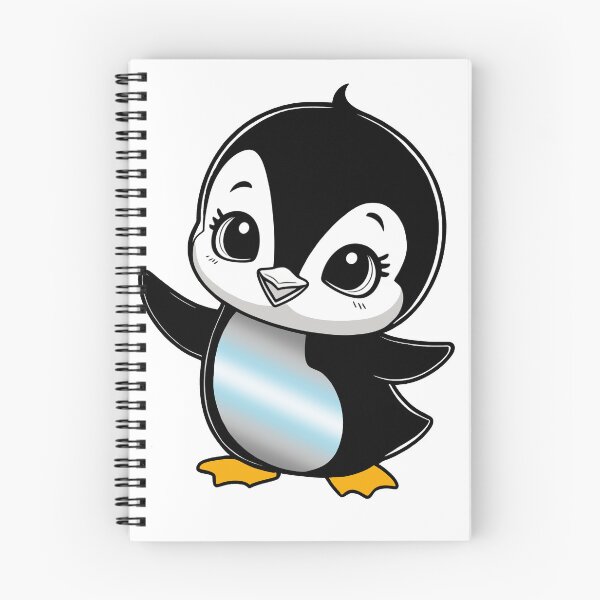 Item preview, Demiboy Pride Baby Penguin, Kawaii Demiboy Flag Penguin designed and sold by Travelslightly.