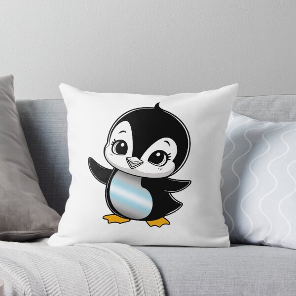 Item preview, Demiboy Pride Baby Penguin, Kawaii Demiboy Flag Penguin designed and sold by Travelslightly.