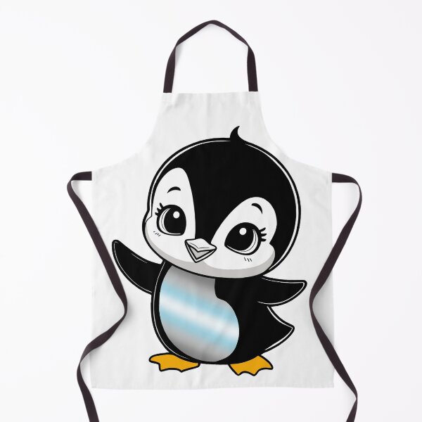 Item preview, Demiboy Pride Baby Penguin, Kawaii Demiboy Flag Penguin designed and sold by Travelslightly.