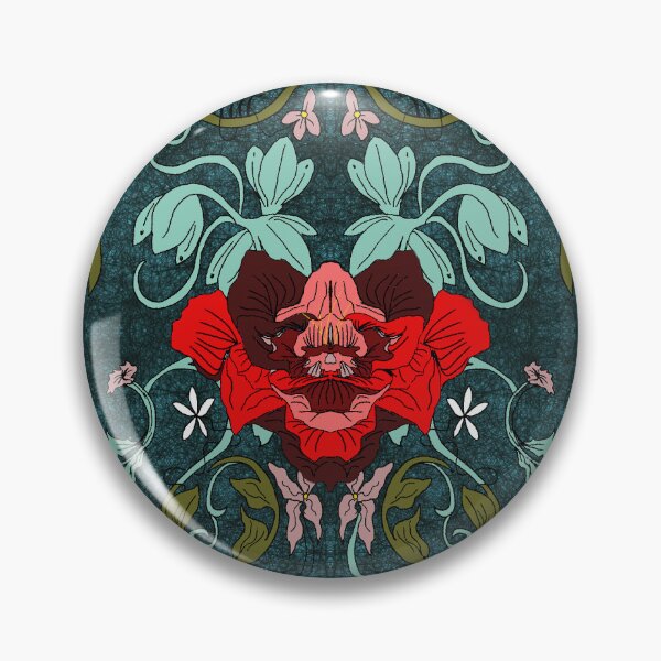 Item preview, bohemian damask floral pattern designed and sold by goldsmudge.