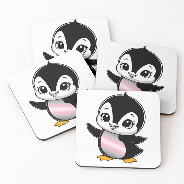 Item preview, Demigirl Pride Baby Penguin, Kawaii Demigirl Flag Penguin designed and sold by Travelslightly.