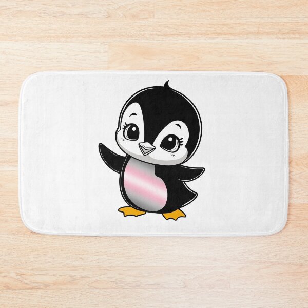 Item preview, Demigirl Pride Baby Penguin, Kawaii Demigirl Flag Penguin designed and sold by Travelslightly.