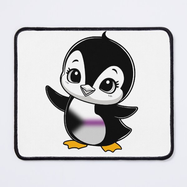 Item preview, Demisexual Pride Baby Penguin, Kawaii Demi Flag Penguin designed and sold by Travelslightly.