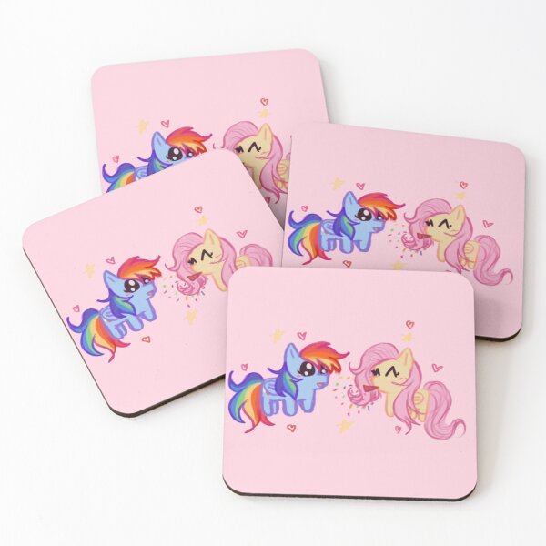 Item preview, Rainbowdash and fluttershy designed and sold by Glassheartly.
