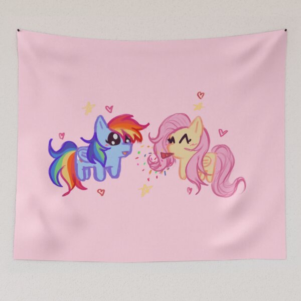 Item preview, Rainbowdash and fluttershy designed and sold by Glassheartly.